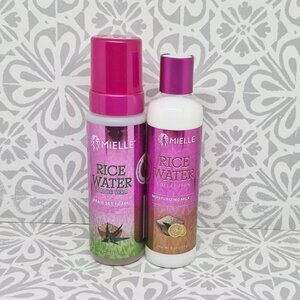 MIELLE Rice Water Braid Set Foam+ Moisturizing Milk